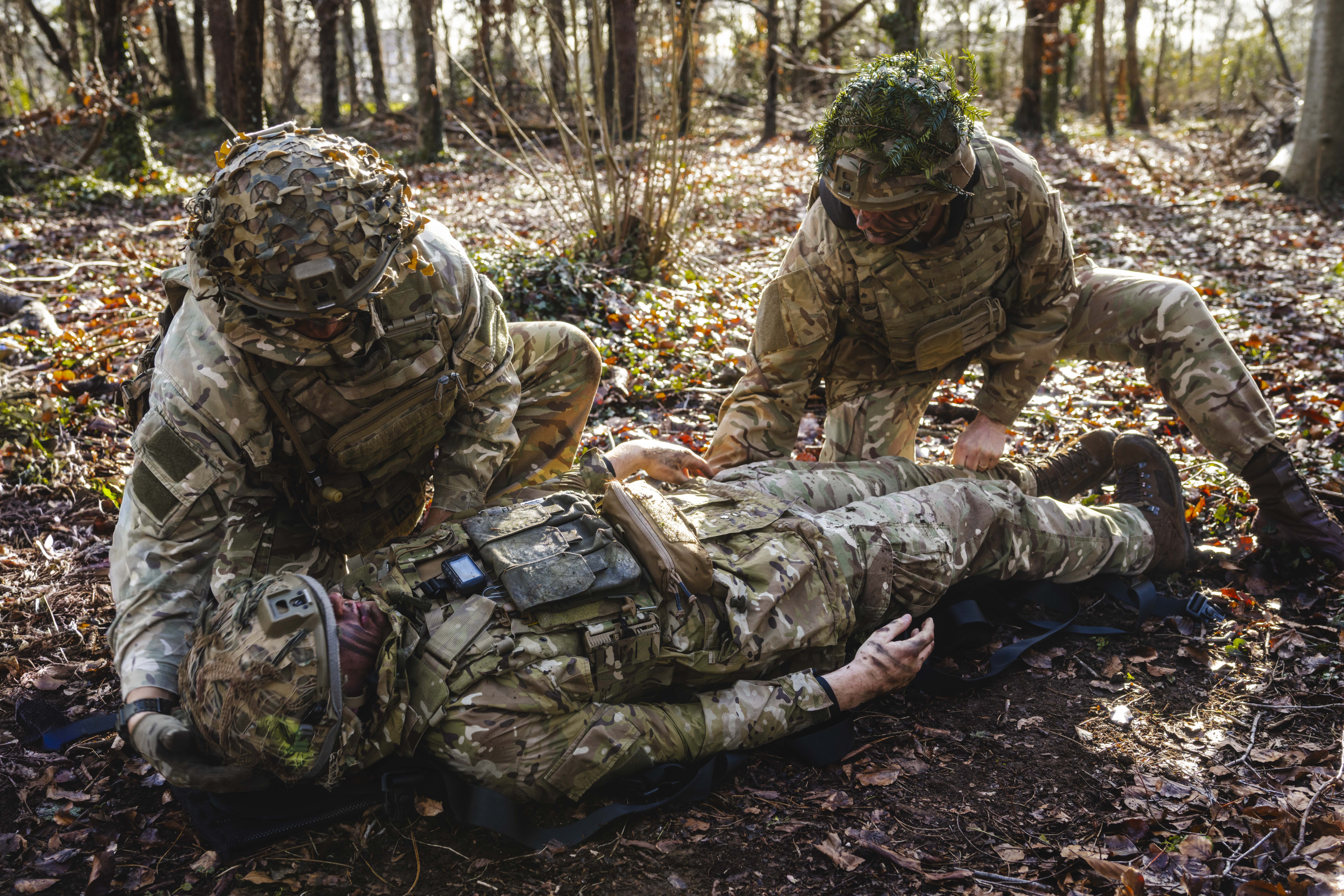 Fibrelight Folding Stretcher