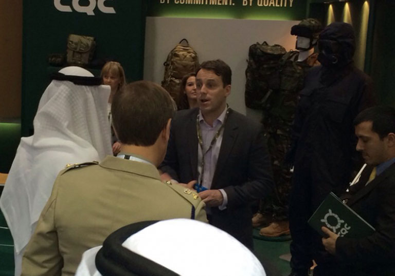 Crown Prince of Abu Dhabi visits CQC at the IDEX Exhibition