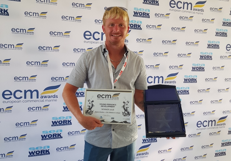 Seawork 2018 ECMAS: New Young Person's Development Award Won By CQC Apprentice